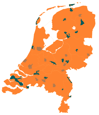 kaart-nederland-Drents-Friese-Wold